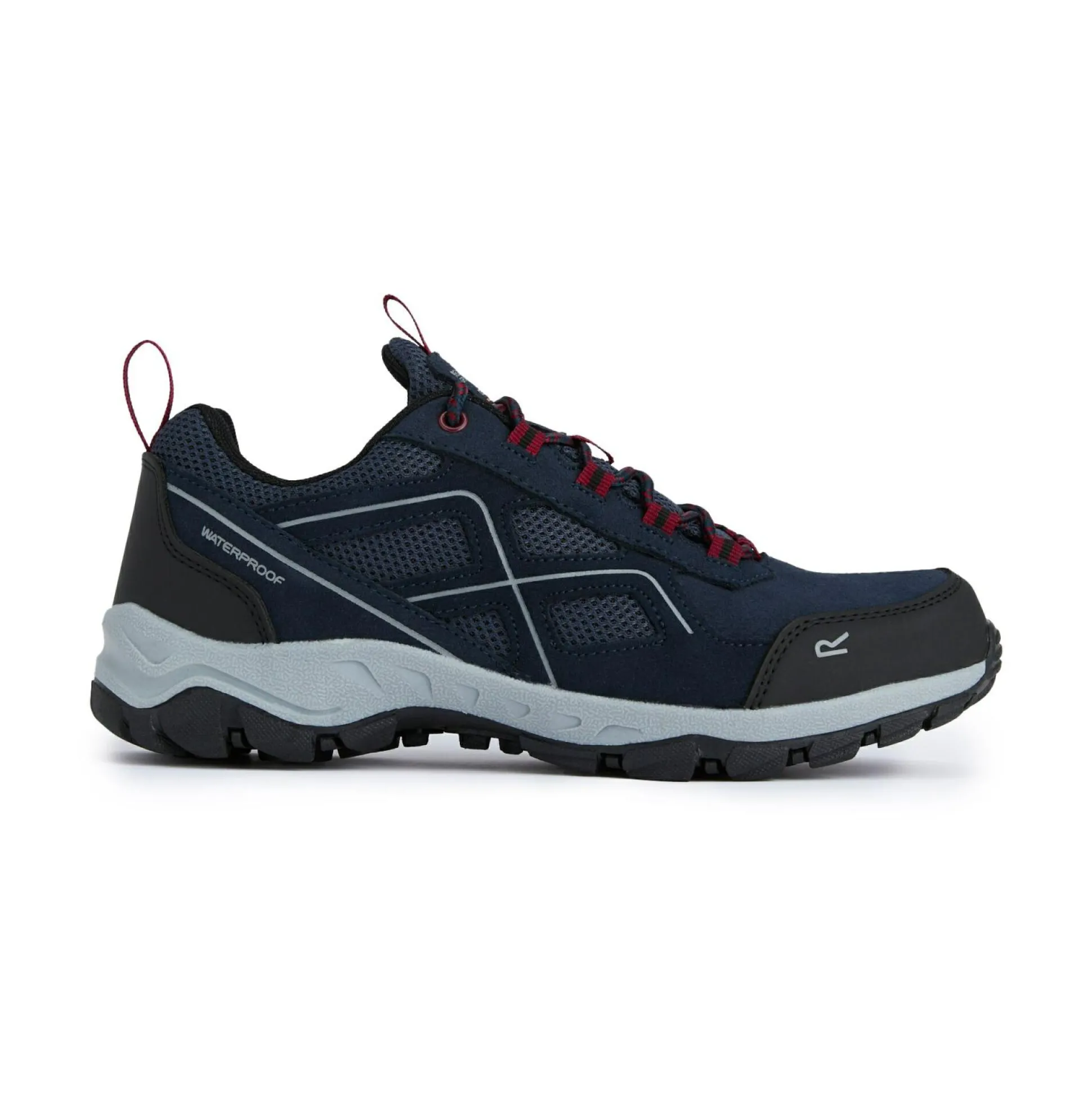 Men's Vendeavour Suede Low Walking Shoes | Navy Rio Red
