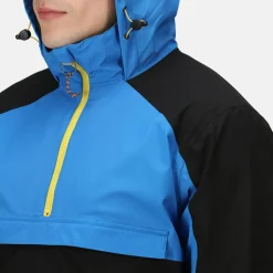 Men's Vintage Overhead Anorak | Black Seal Grey