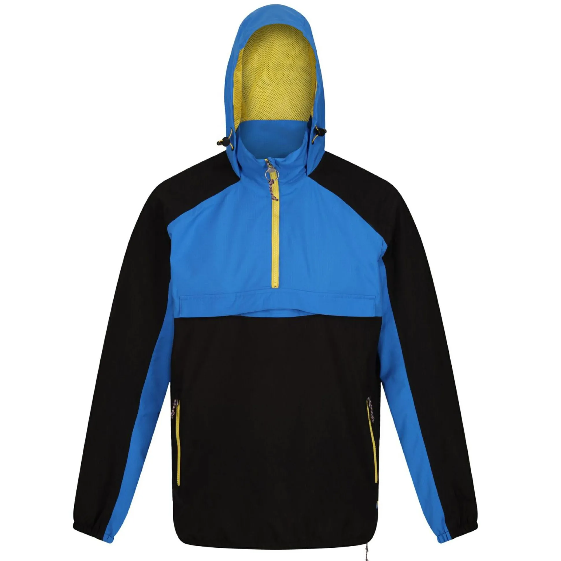 Men's Vintage Overhead Anorak | Black Seal Grey