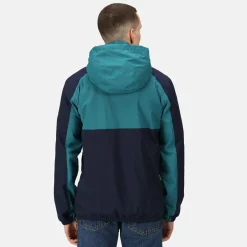 Men's Vintage Overhead Anorak | Black Strong Blue