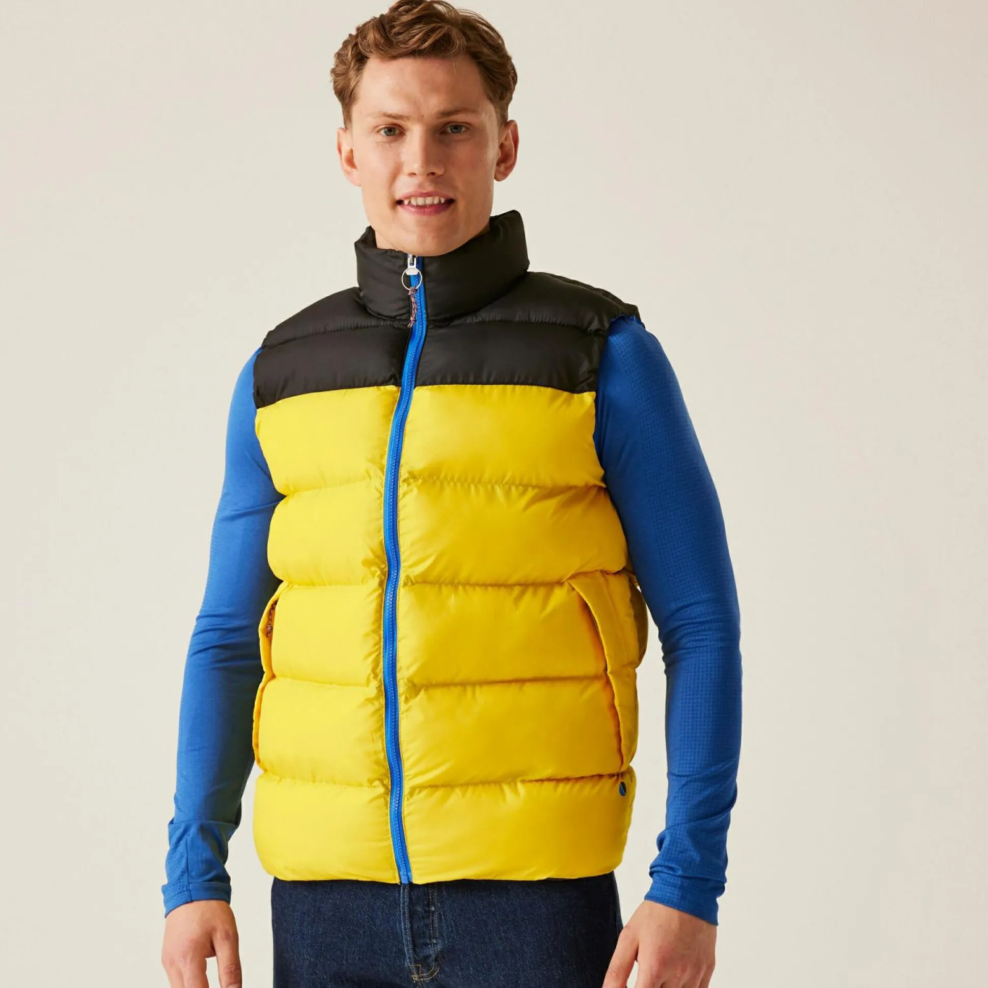 Men's Vintage Puffer Bodywarmer | Solar Black