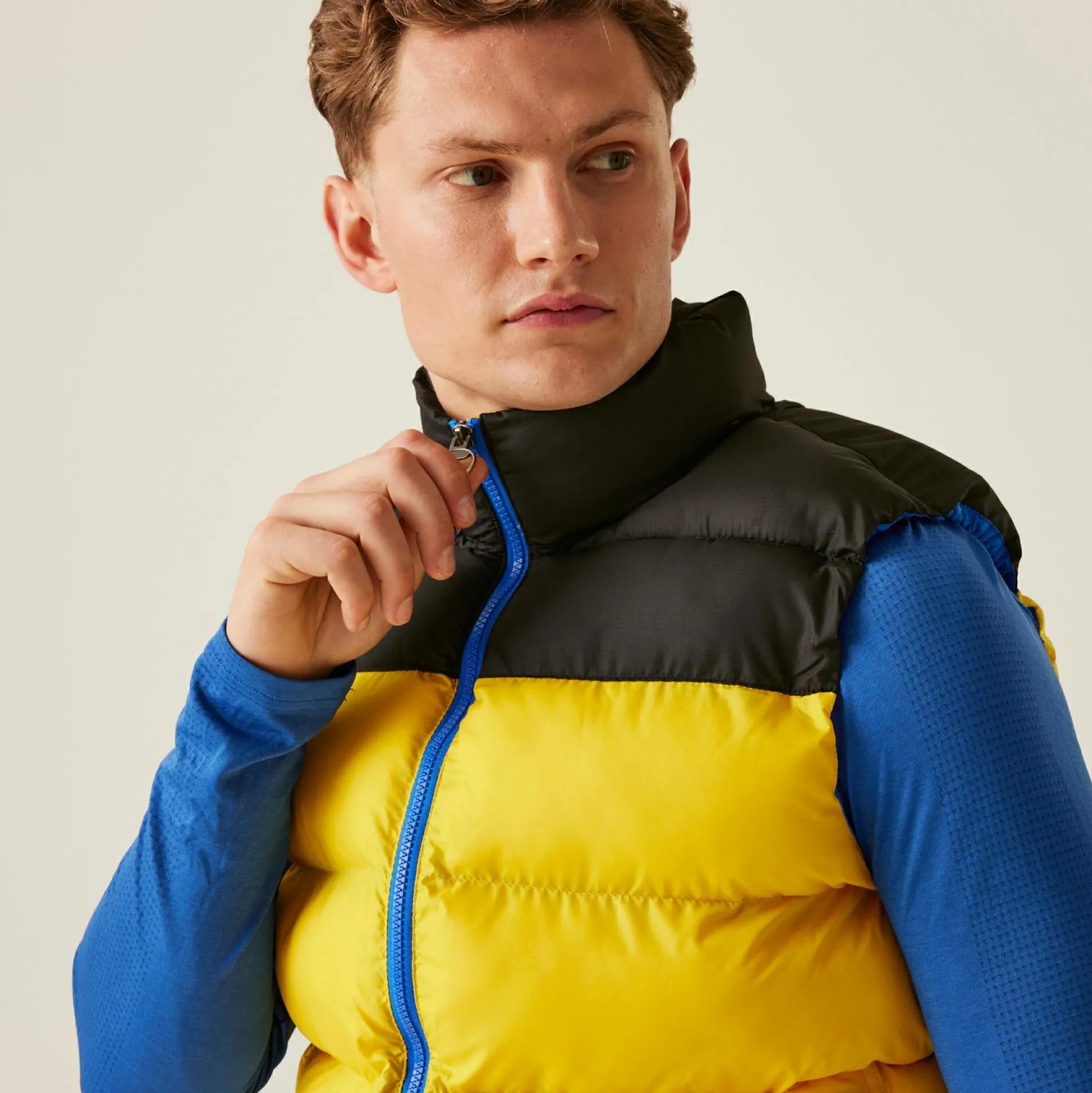 Men's Vintage Puffer Bodywarmer | Solar Black