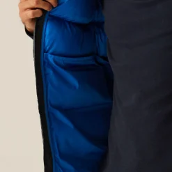 Men's Vintage Puffer Bodywarmer | Seal Grey Black