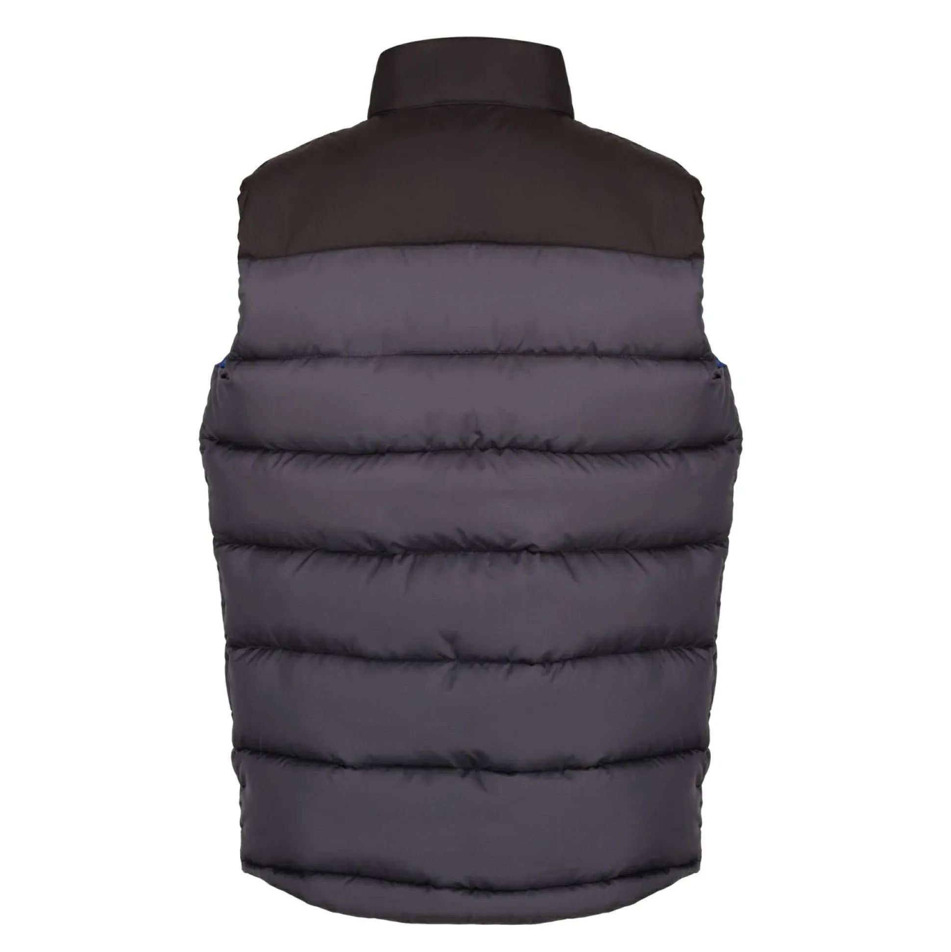 Men's Vintage Puffer Bodywarmer | Seal Grey Black