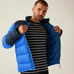 Men's Vintage Puffer Jacket | Strong Blue Navy