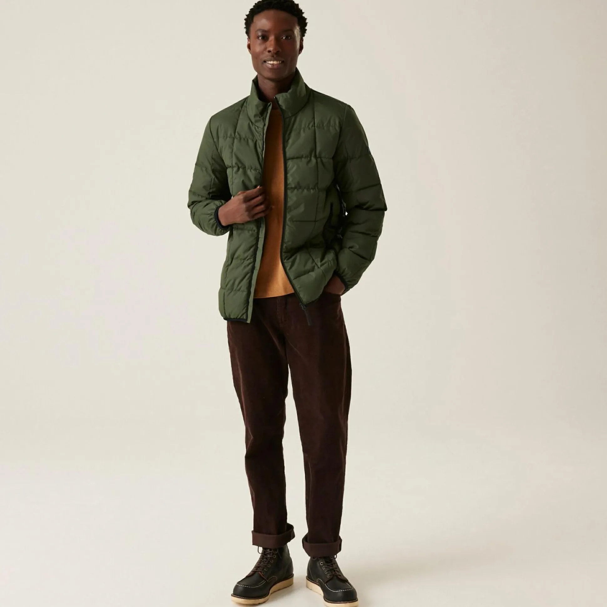 Men's Wilnor Padded Jacket | Dark Khaki