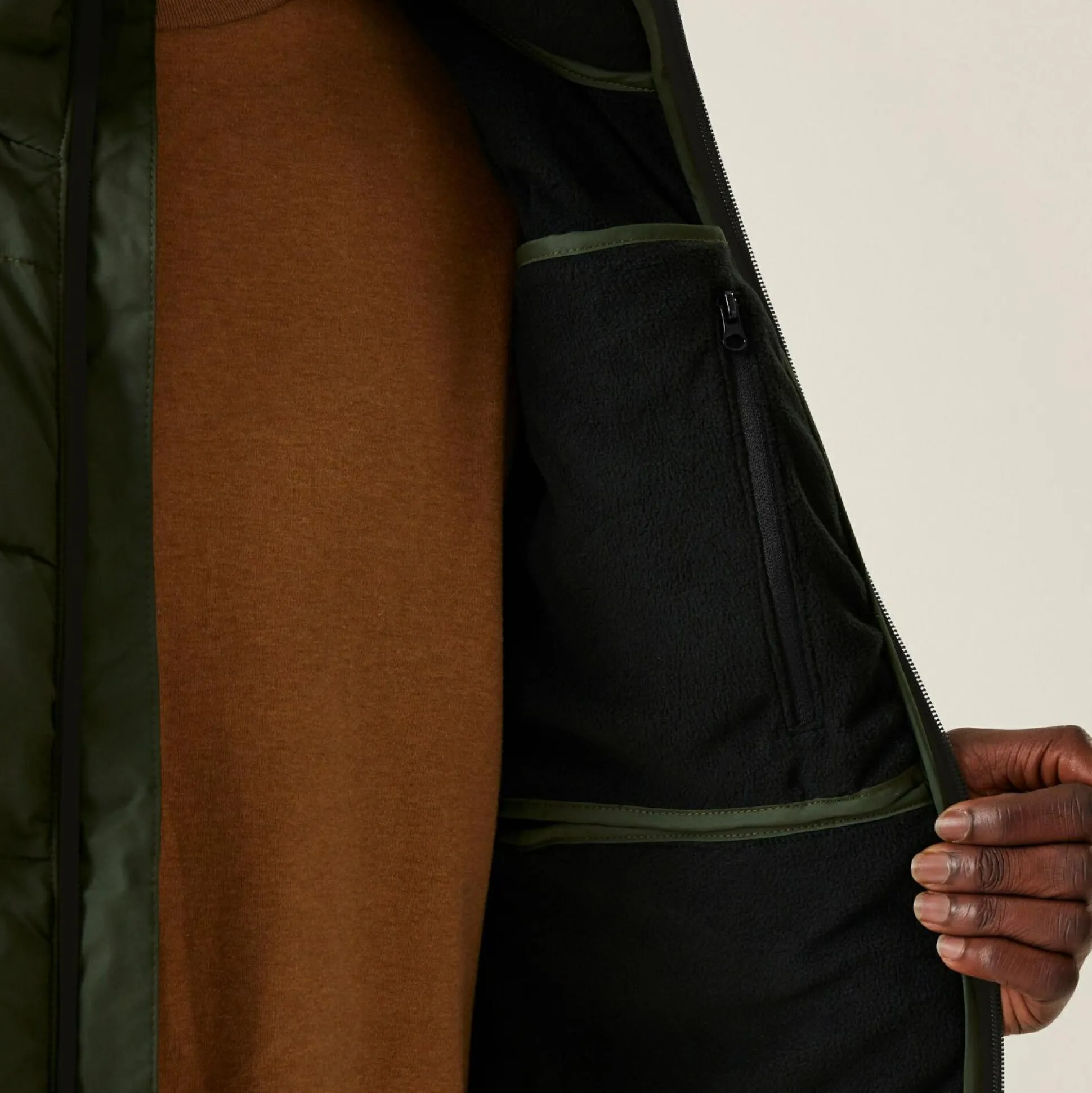 Men's Wilnor Padded Jacket | Dark Khaki