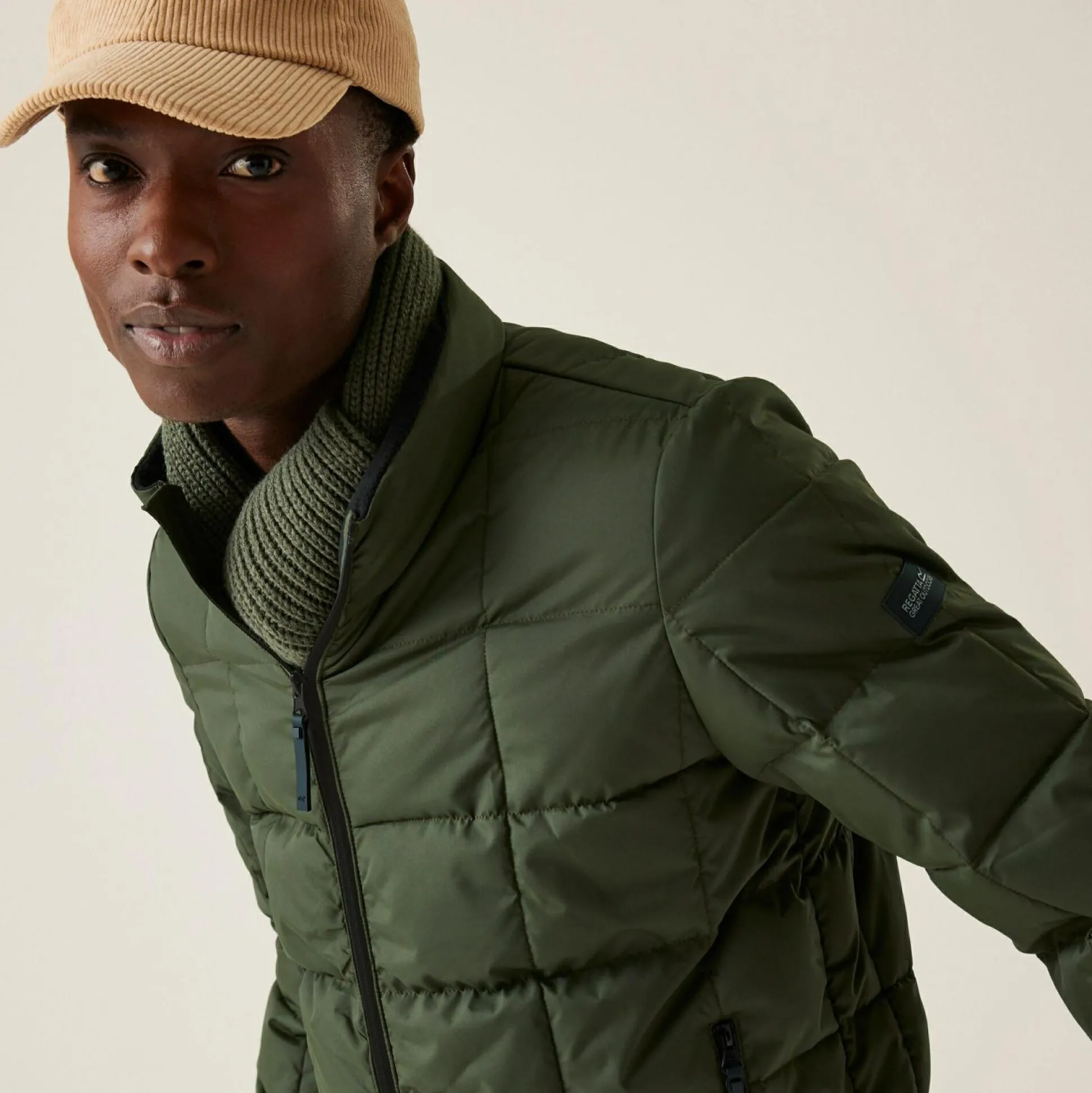 Men's Wilnor Padded Jacket | Dark Khaki