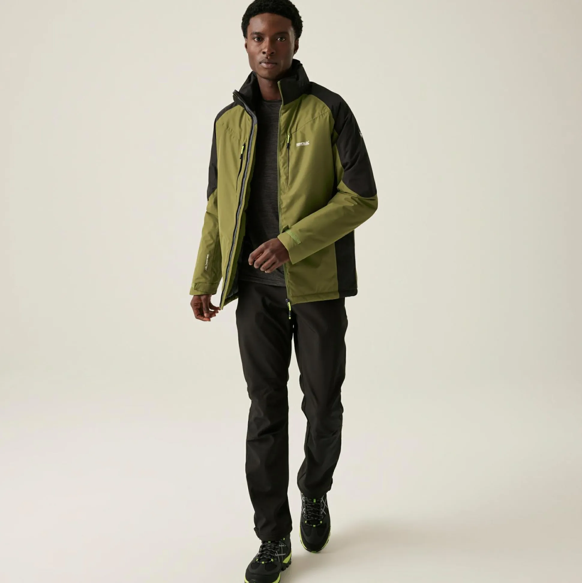 Men's Winter Calderdale II Waterproof Jacket | Nephrite Green Black