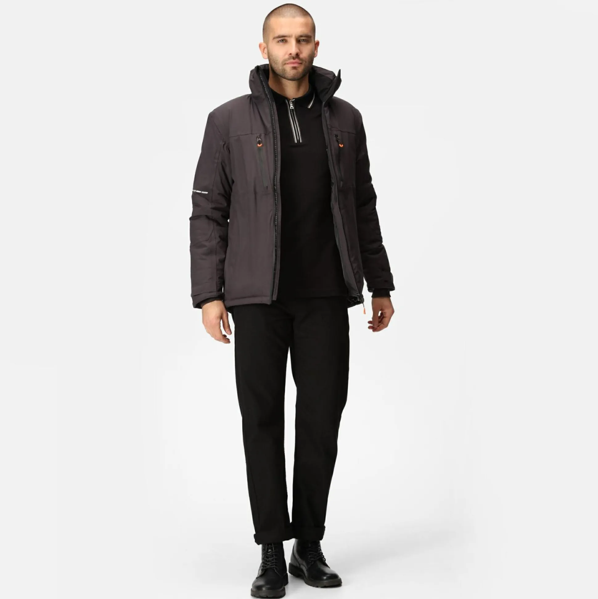 Men's X-Pro Marauder III Waterproof Insulated Jacket | Grey Black