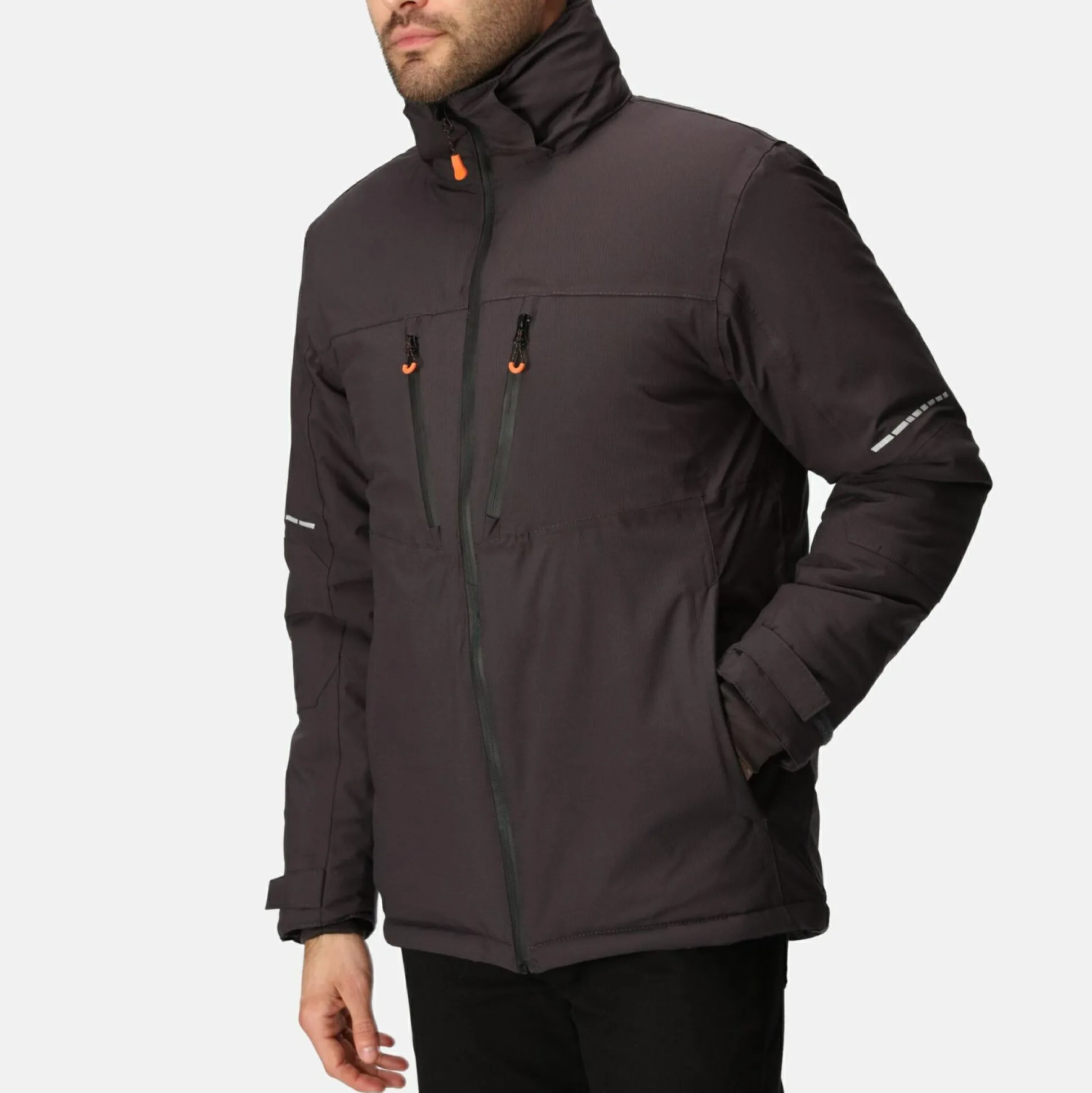 Men's X-Pro Marauder III Waterproof Insulated Jacket | Grey Black
