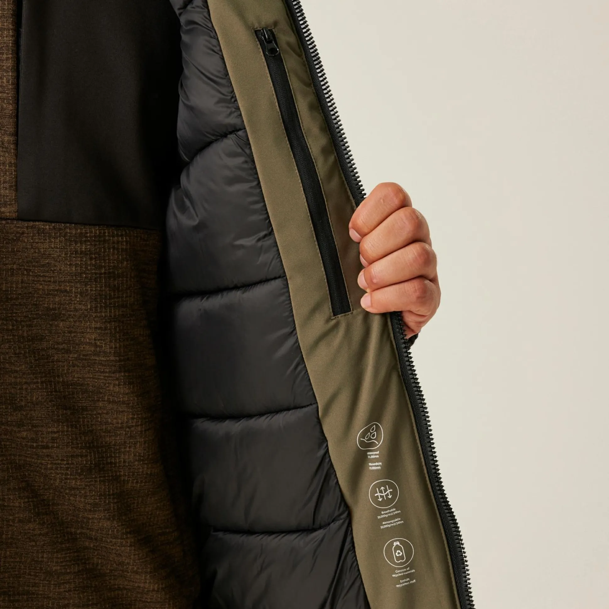 Men's Yewbank III Waterproof Jacket | Crocodile Black