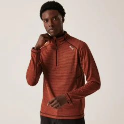 Men's Yonder II Half Zip Fleece | Red Ochre