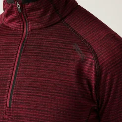 Men's Yonder II Half Zip Fleece | Dark Maroon