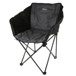 Navas Camping Chair with Storage Bag | Black Seal Grey