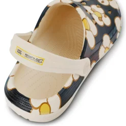 Orla Kiely Clog Sandals | Spinning Flower Black