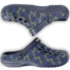 Orla Kiely Clog Sandals | Frilly Flower Blue