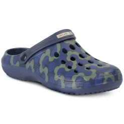 Orla Kiely Clog Sandals | Frilly Flower Blue