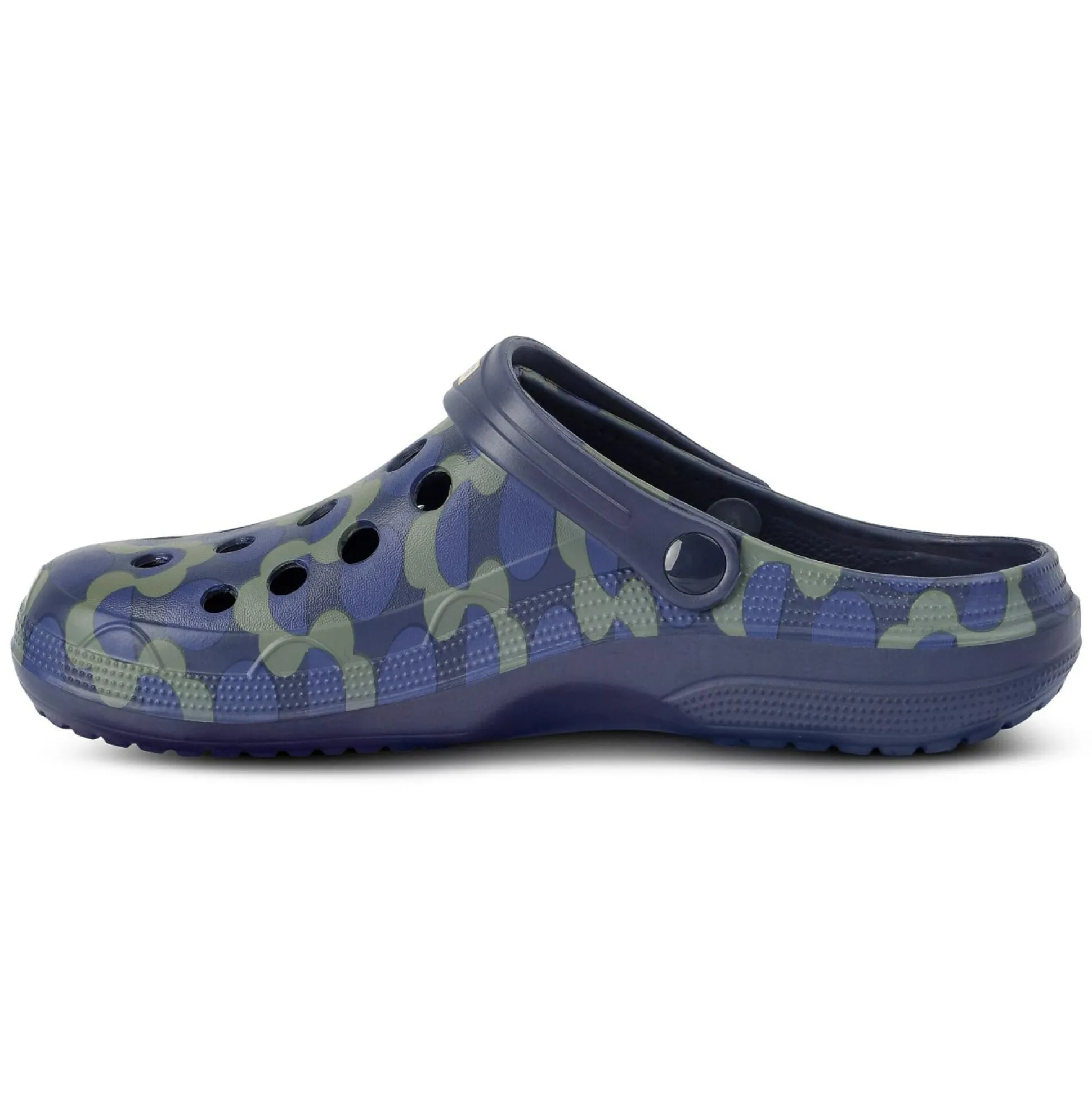 Orla Kiely Clog Sandals | Frilly Flower Blue
