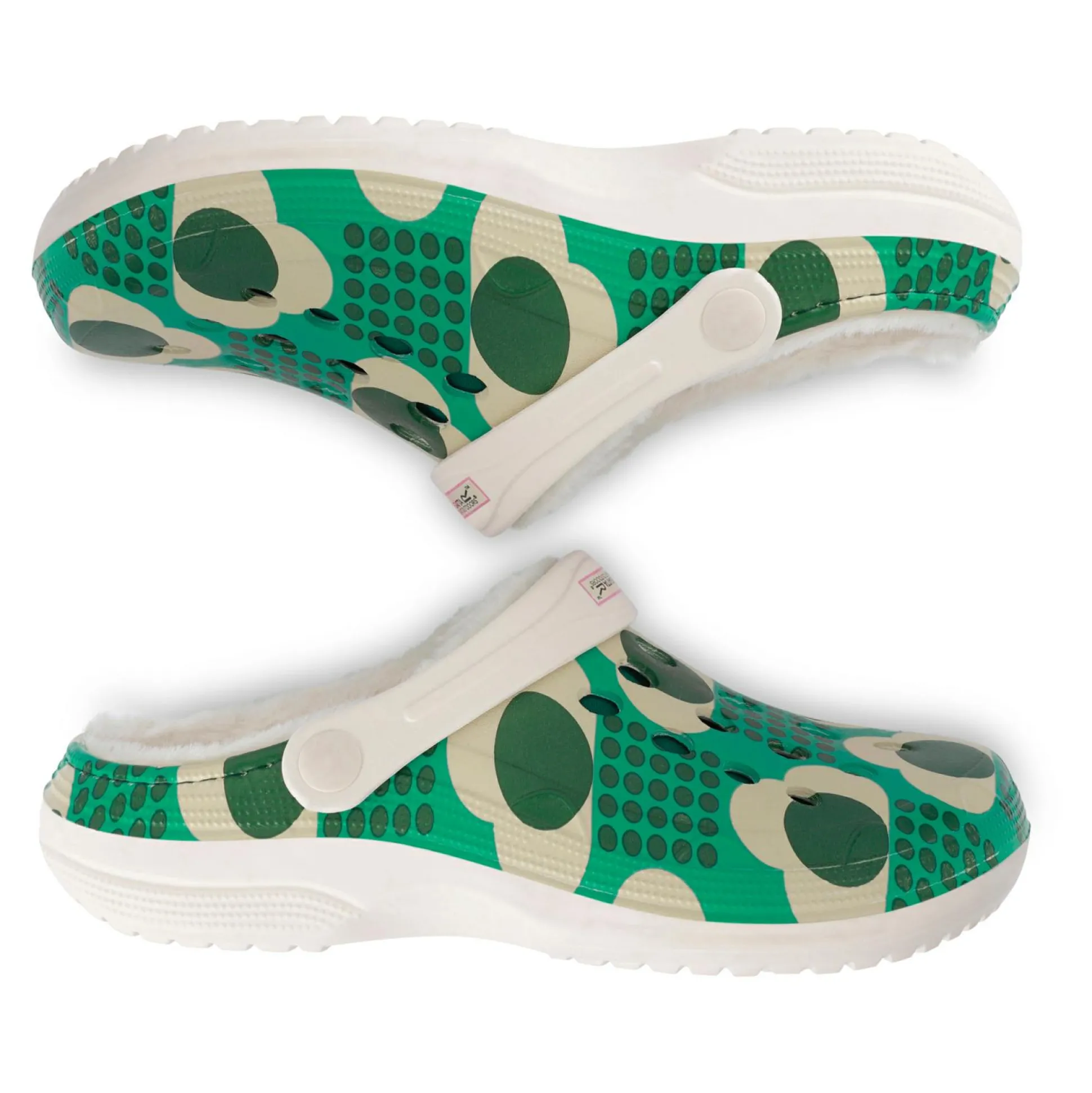 Orla Kiely Cosy Clogs | Rain Cloud Emerald