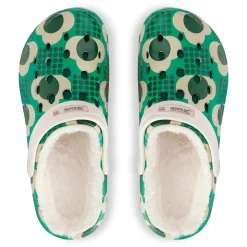 Orla Kiely Cosy Clogs | Rain Cloud Emerald