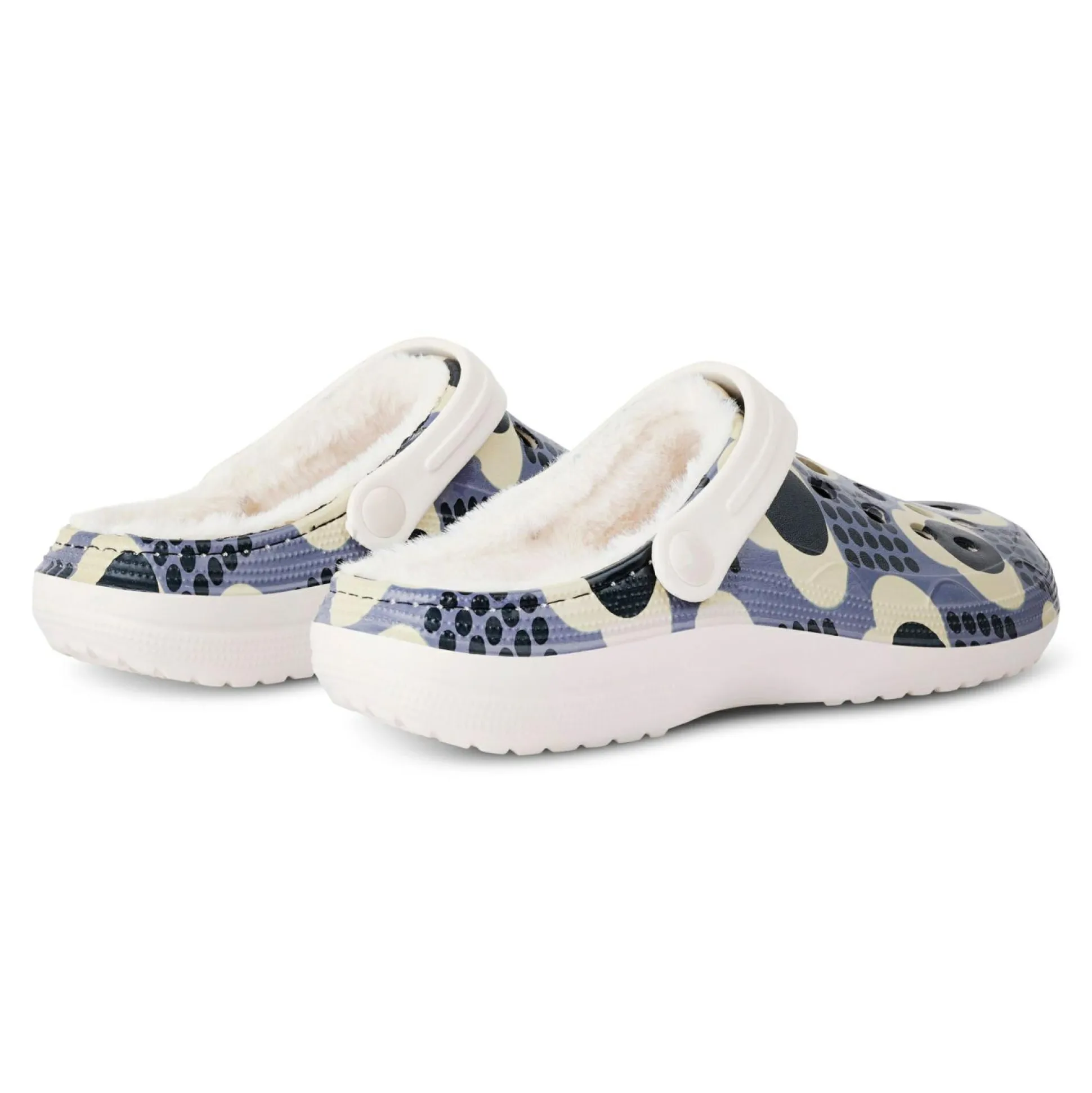 Orla Kiely Cosy Clogs | Rain Cloud Grey