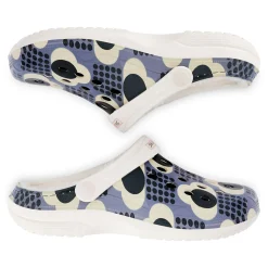 Orla Kiely Cosy Clogs | Rain Cloud Grey