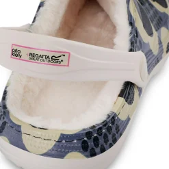 Orla Kiely Cosy Clogs | Rain Cloud Grey