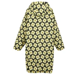 Orla Kiely Girls Changing Robe | Spinning Flower Black