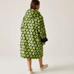 Orla Kiely Girls Changing Robe | Spinning Flower Navy
