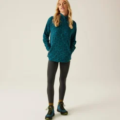 Orla Kiely Half Zip Midlayer | Birdy Blue