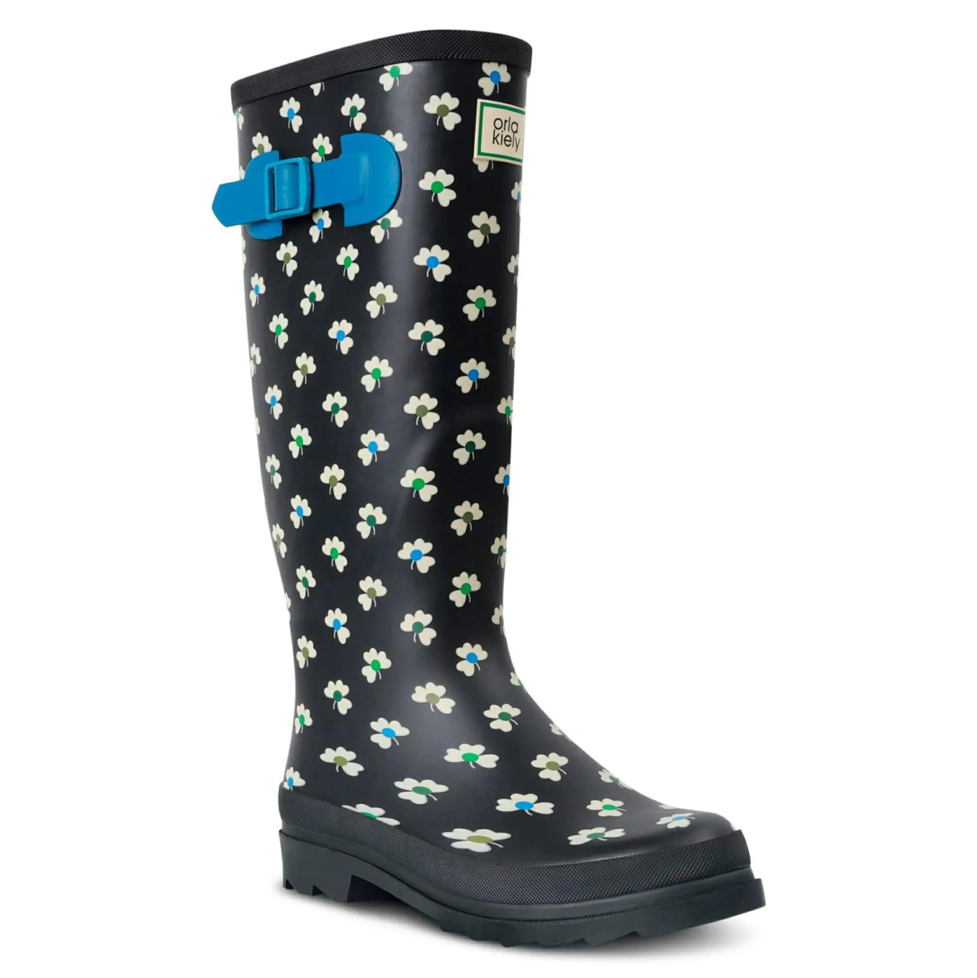 Orla Kiely Hi Welly | Clover Black