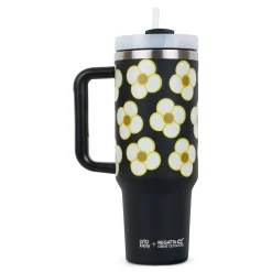 Orla Kiely Insulated Mug | Spinning Flower Yellow