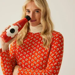 Orla Kiely 0.5L Bottle | Tan Sixties Daisy