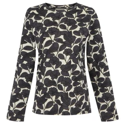 Orla Kiely Long Sleeve Winter Tee | Birdy Grey