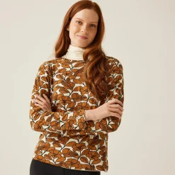 Orla Kiely Long Sleeve Winter Tee | Birdy Brown