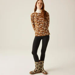 Orla Kiely Long Sleeve Winter Tee | Birdy Brown