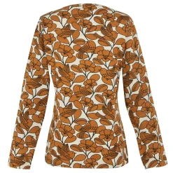 Orla Kiely Long Sleeve Winter Tee | Birdy Brown