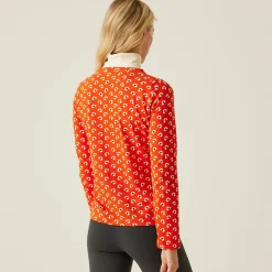 Orla Kiely Long Sleeve Winter Tee | Clover Red