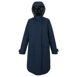 Orla Kiely Longline Waterproof Jacket | Navy