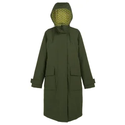 Orla Kiely Longline Waterproof Jacket | Khaki