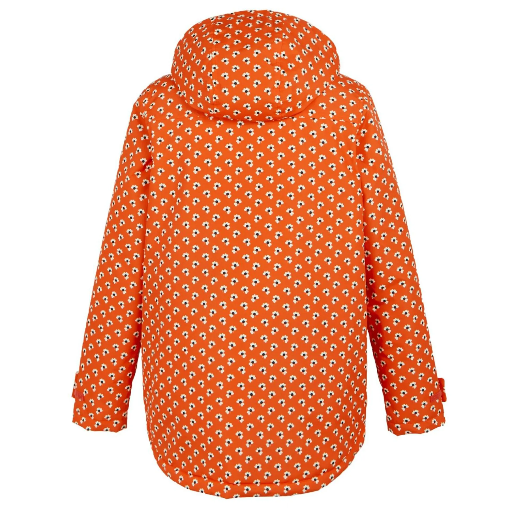 Orla Kiely Mid Length Waterproof Jacket | Clover Red