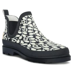Orla Kiely Mid Welly | Jasmine Flower Black