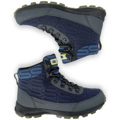 Orla Kiely Printed Outdoor Hiking Boots | Navy Blue
