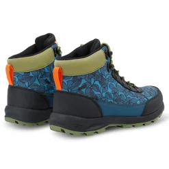 Orla Kiely Printed Outdoor Hiking Boots | Birdy Blue