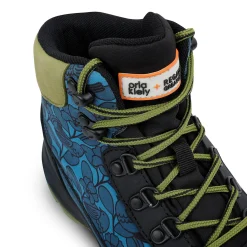 Orla Kiely Printed Outdoor Hiking Boots | Birdy Blue