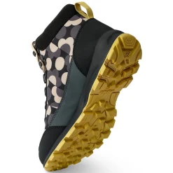 Orla Kiely Printed Outdoor Hiking Boots | Black