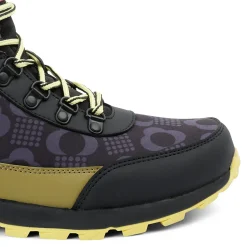 Orla Kiely Printed Outdoor Hiking Boots | Rain Cloud Grey