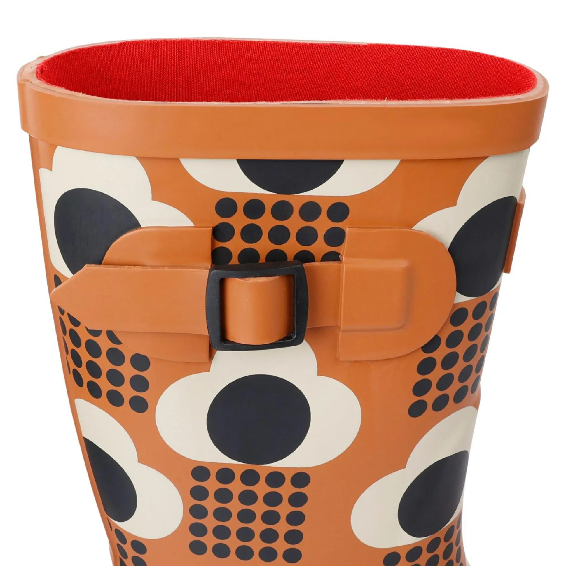Orla Kiely Quarter Wellies | Rain Cloud Tan