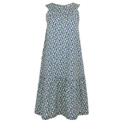 Orla Kiely Summer Sleeveless Dress II | Jasmine Flower Blue